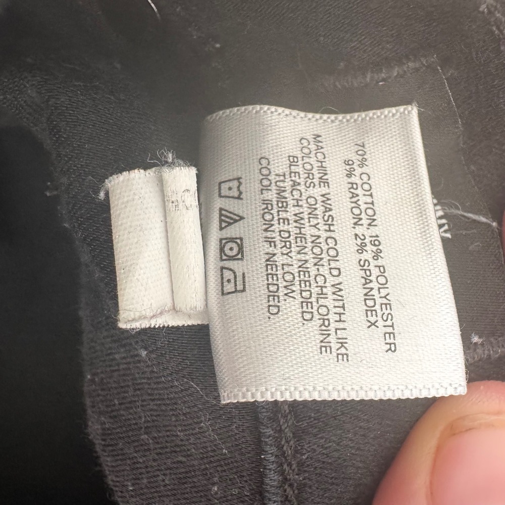 Express Skinny Mid Rise Black Jeans Womens Size 4R‎ - Picture 5 of 5